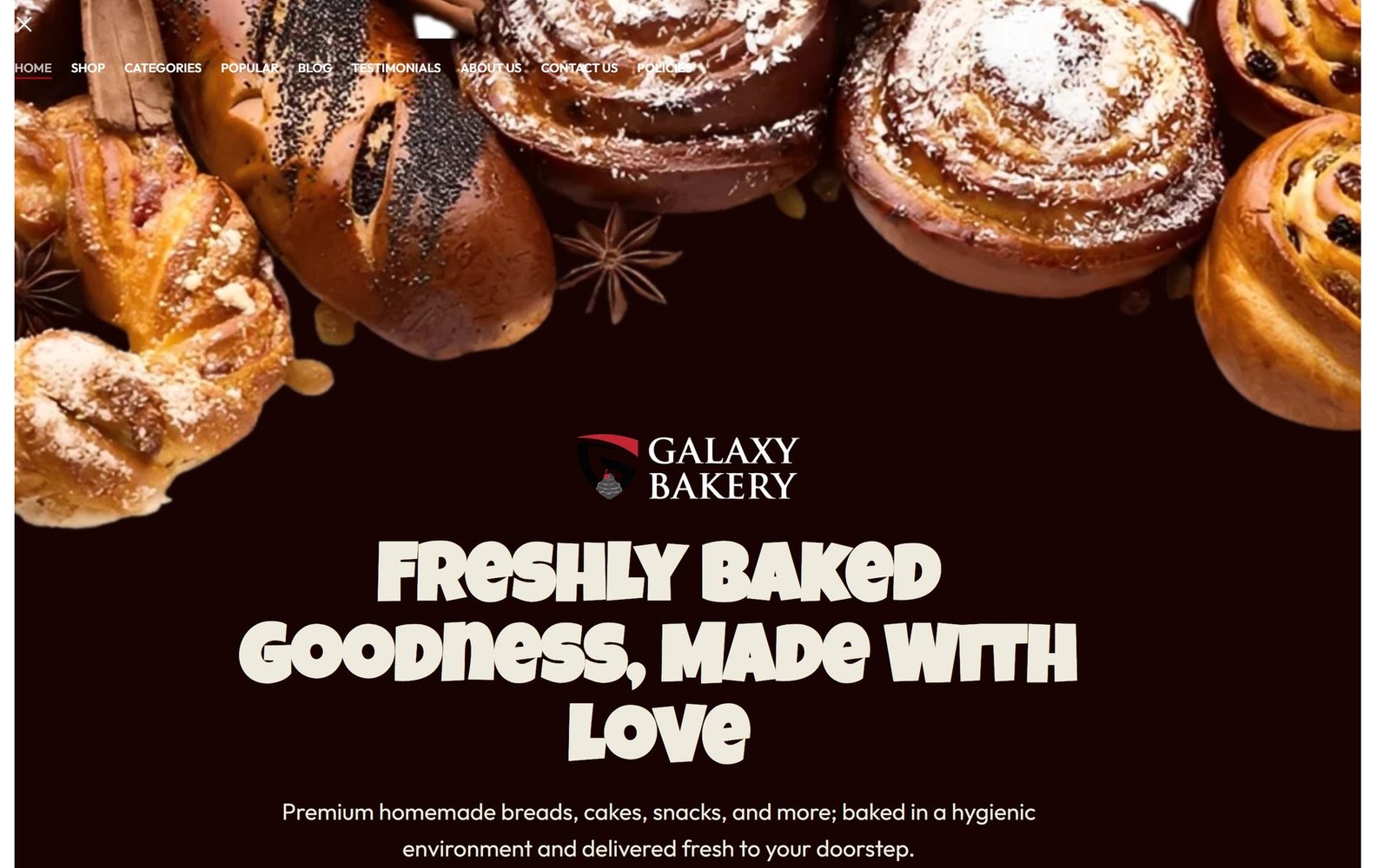 A bake shop with a catalogue, not a phone number