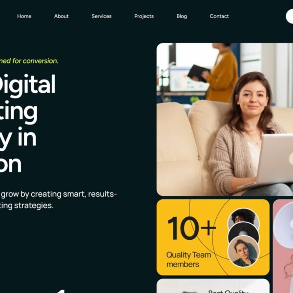 An agency site that has to survive its own audience